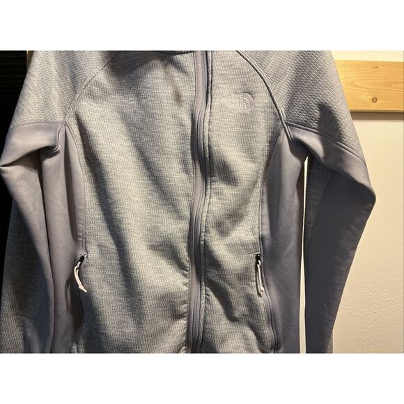 The North Face Womens M Gray Long Sleeve Full Zip Polyester Windbreaker Jacket - Picture 11 of 16
